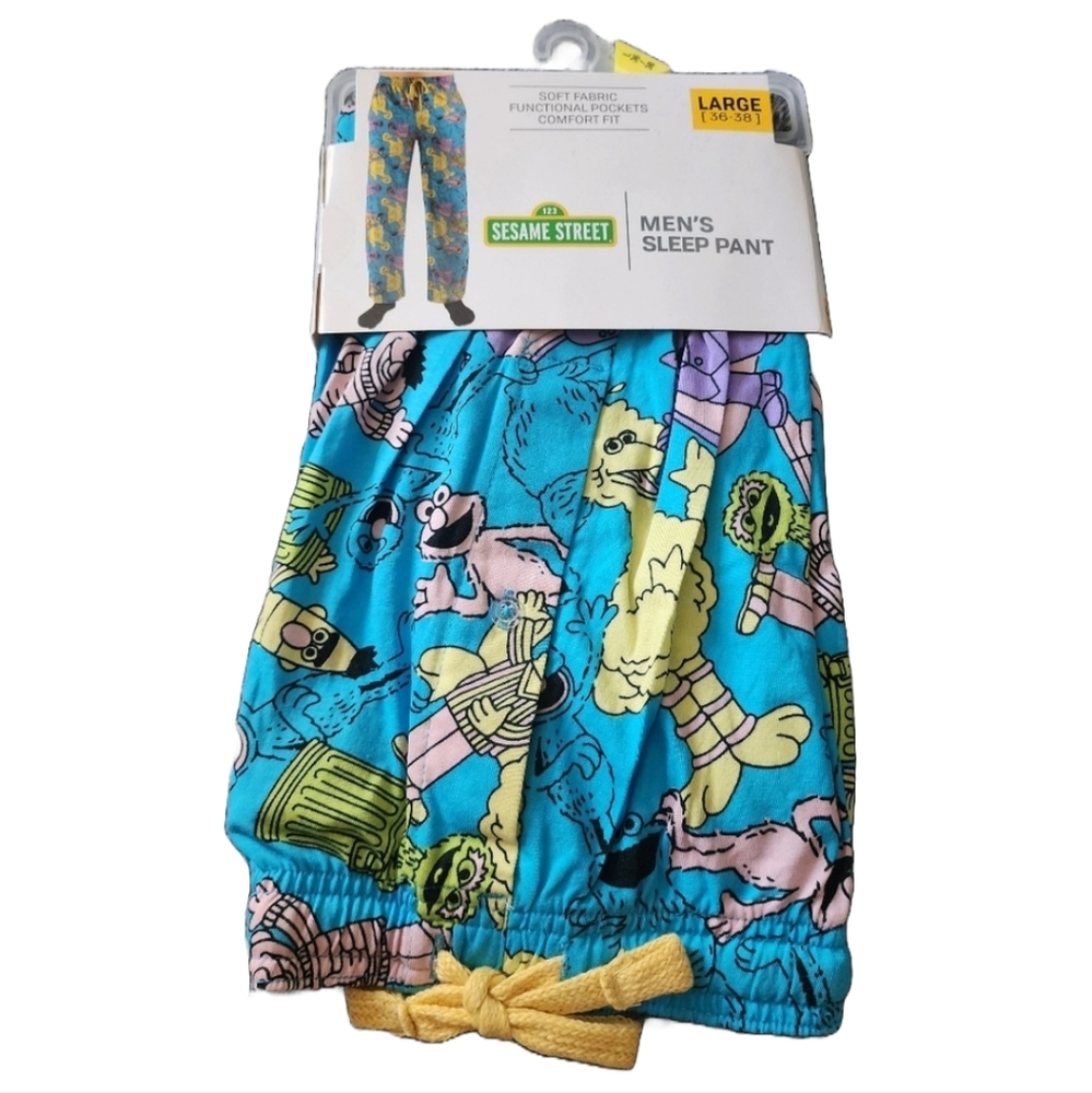 Sesame Street Men's Sleep Pant Soft cotton L